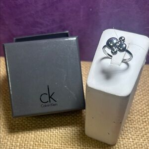 Calvin Klein Spinner Silver Ring